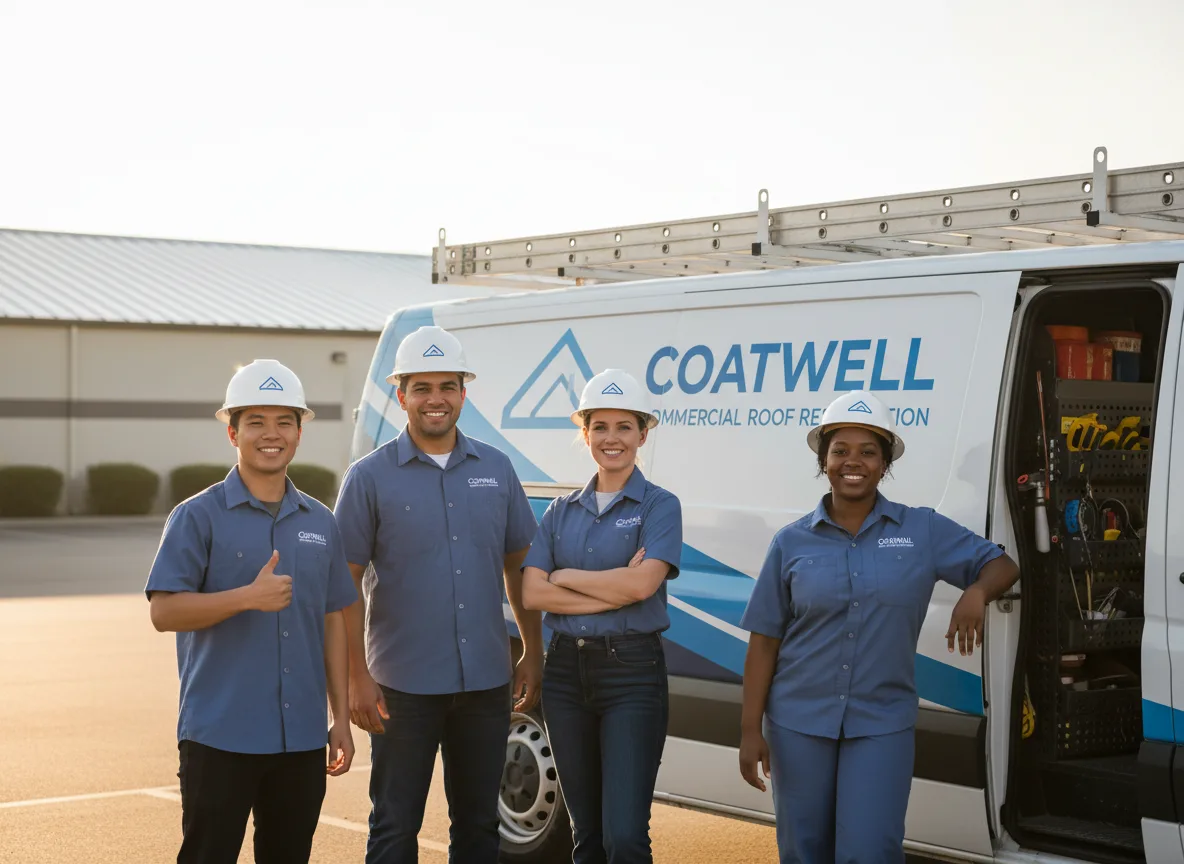 Commercial roof coating company in Holabird, SD